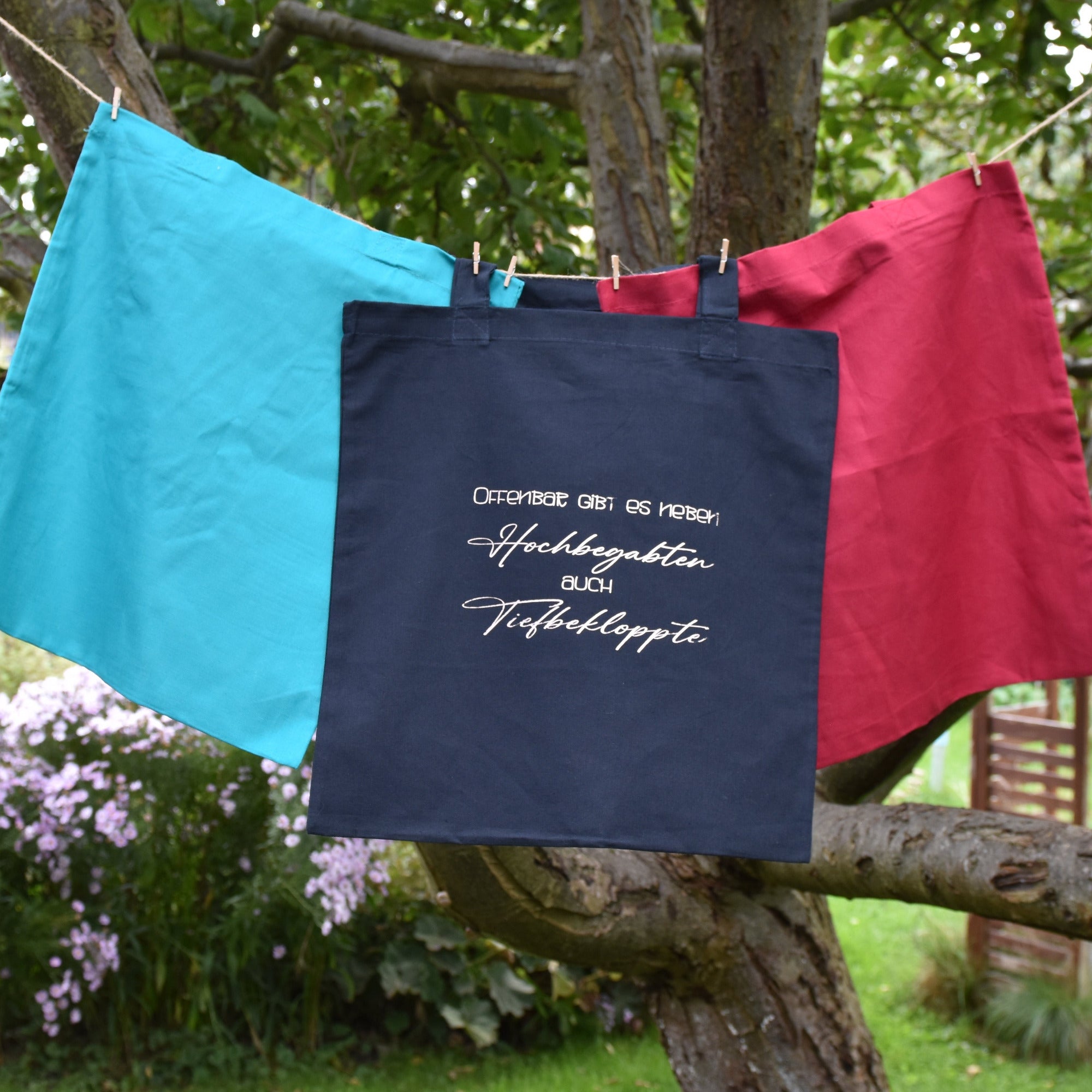 Beutel mit Spruch – stylisch, praktisch, einzigartig