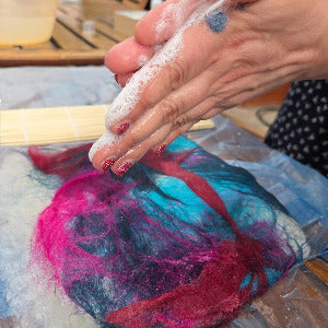 Workshop Nuthetal - kleine Taschen filzen