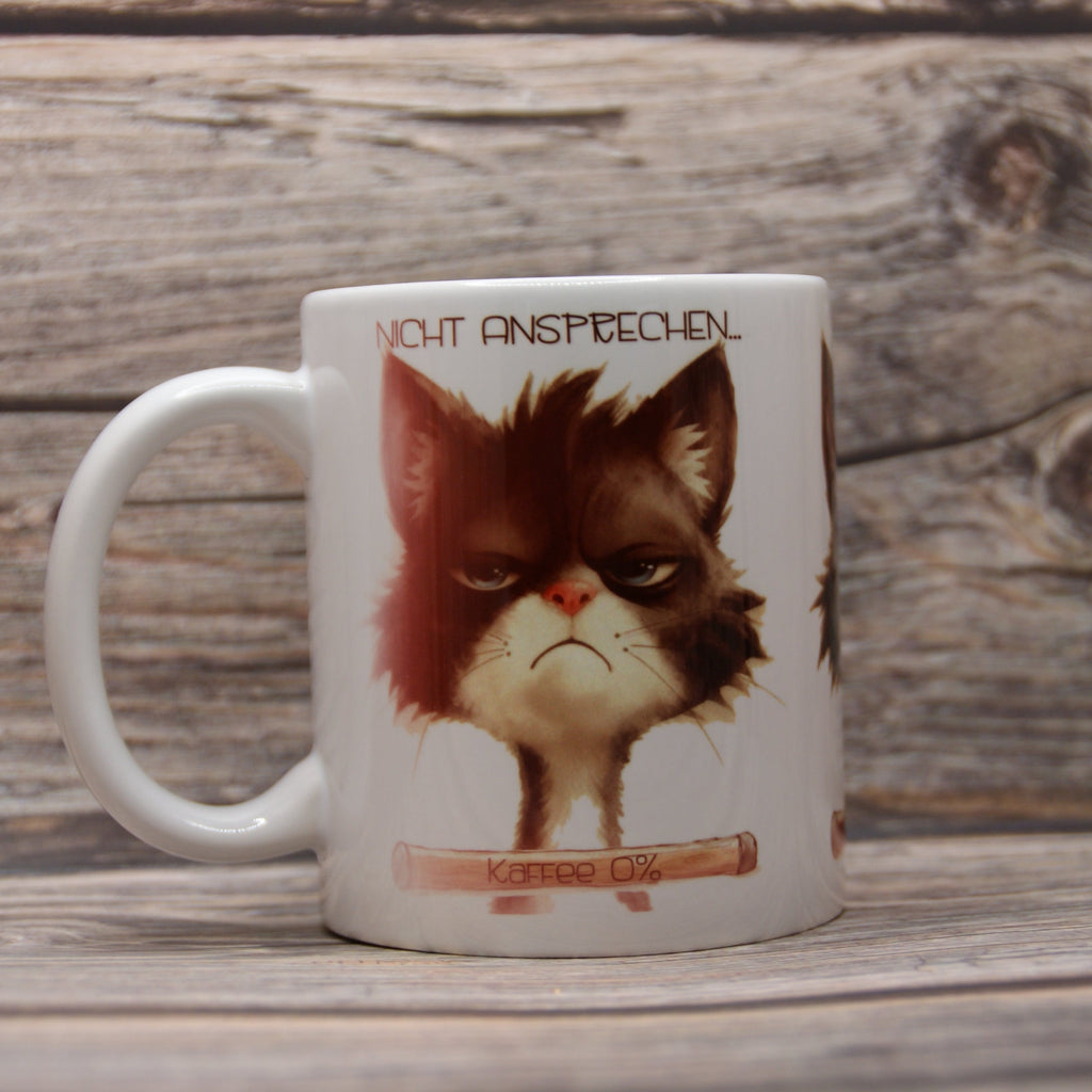 Tasse Kaffee Katze