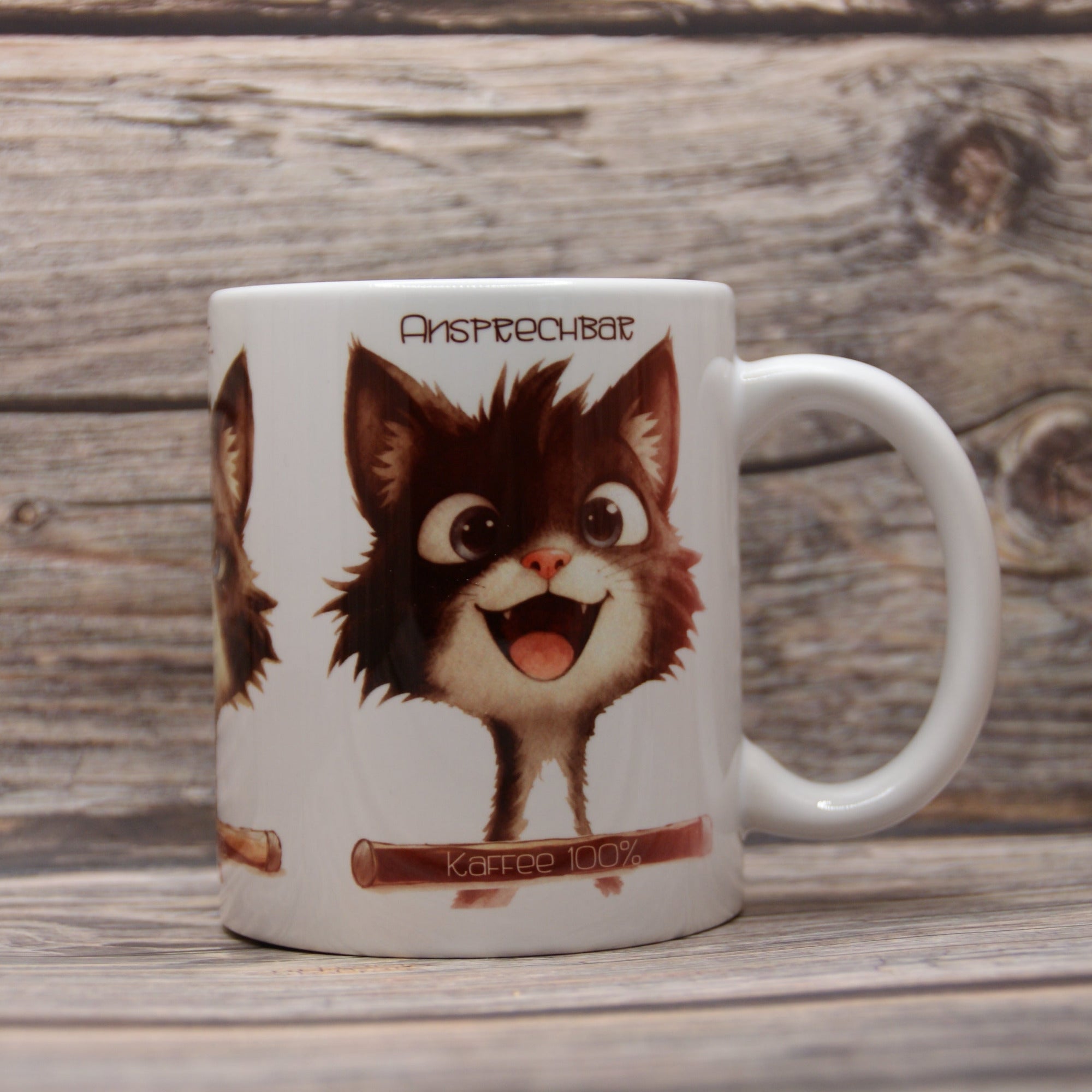 Tasse Kaffee Katze
