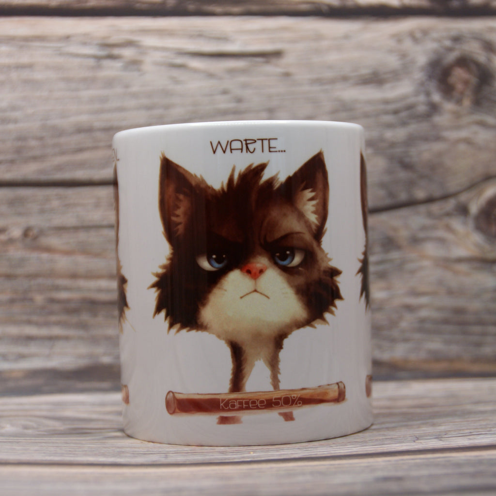 Tasse Kaffee Katze
