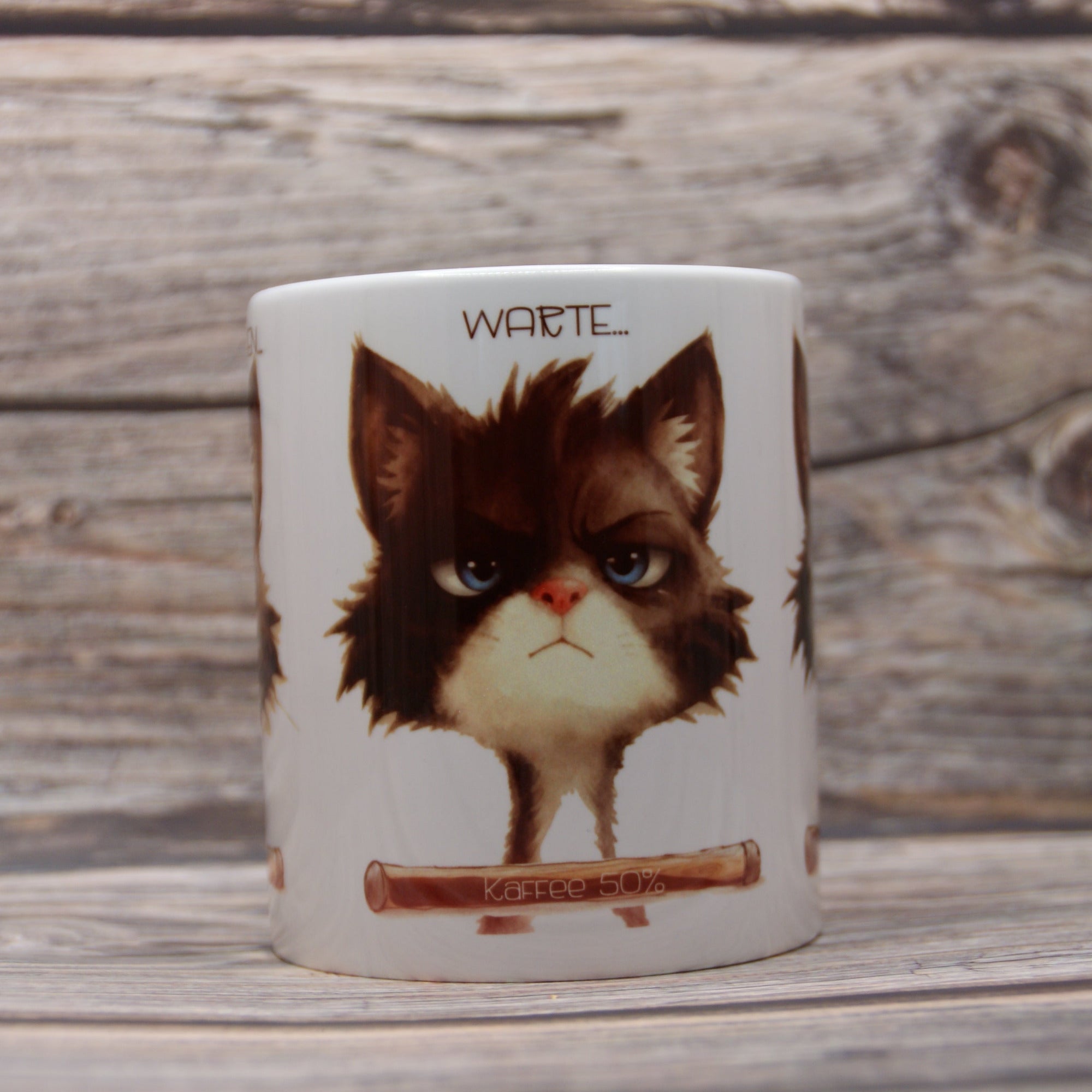Tasse Kaffee Katze