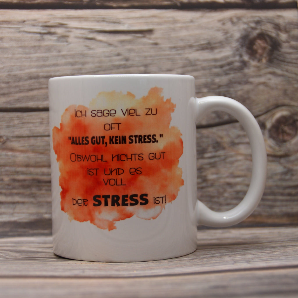 Tasse - Stress Weihnachten