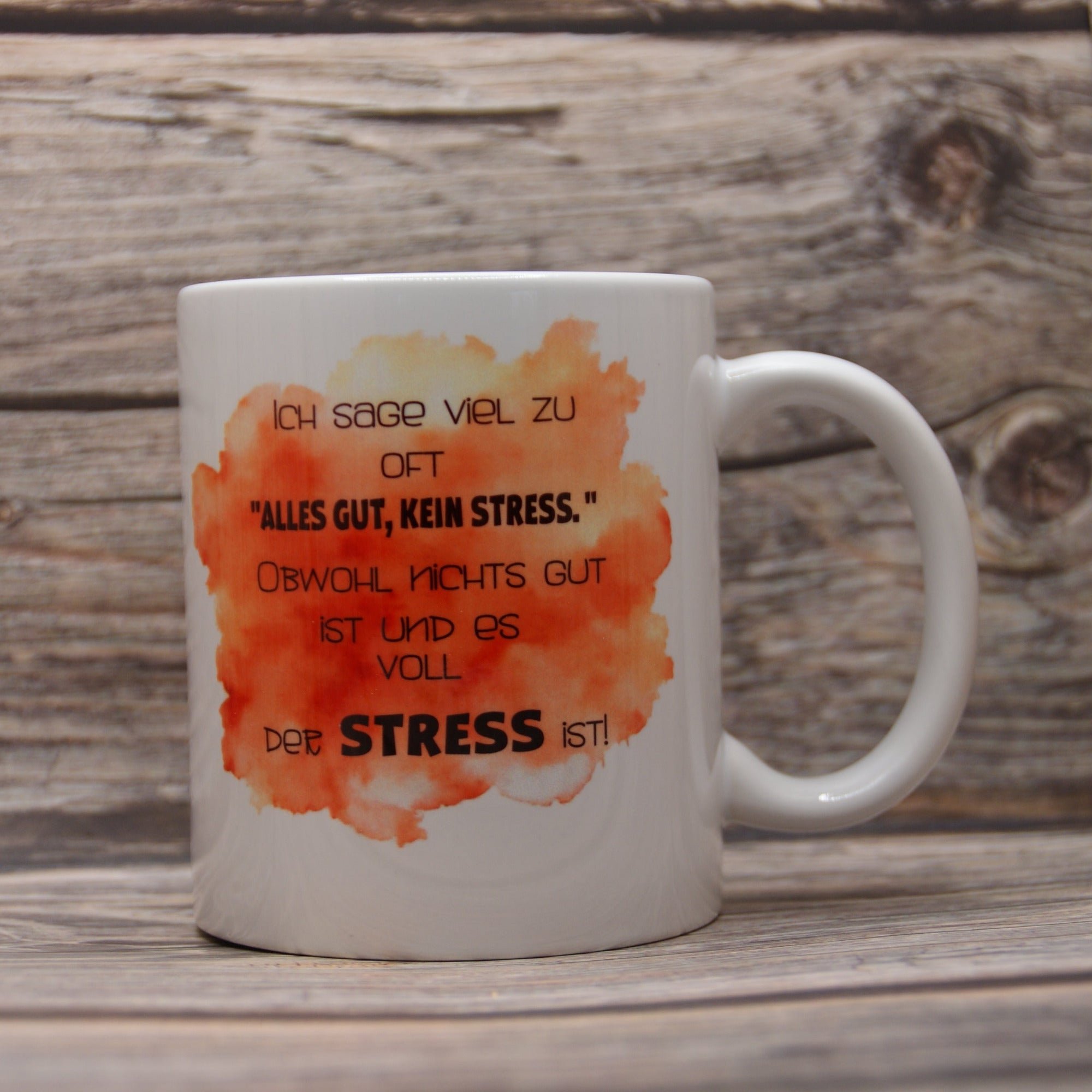 Tasse - Stress Weihnachten