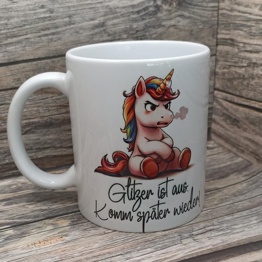 Tasse grumpy Unicorn