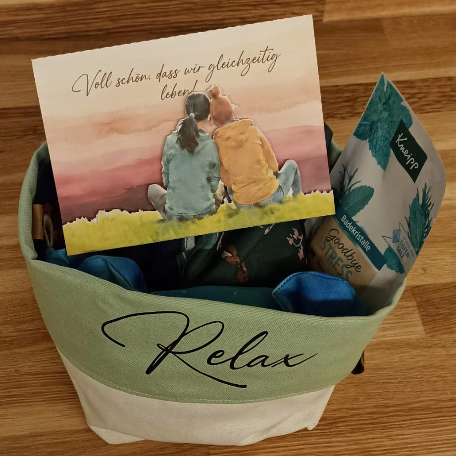 Geschenkset Relax - personalisiertes Geschenkset